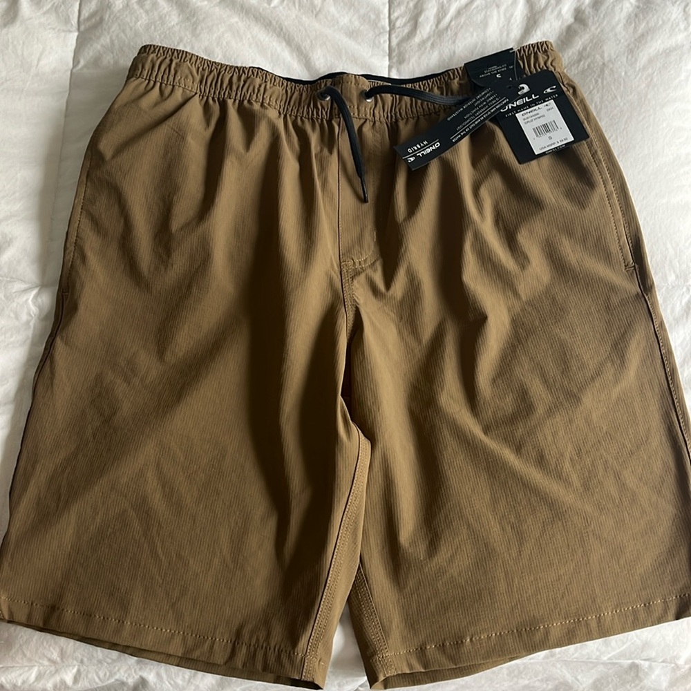 O’Neill Men’s Cruz Hybrid short/Dark Khaki color/size Small